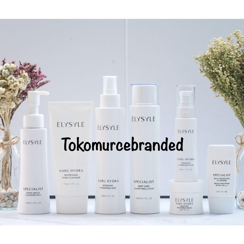 Rangkaiaan Skincare Elysyleeee Sunscreen Clarifying Lotion Hydrating Mist Hydrating Fluid Restoring 