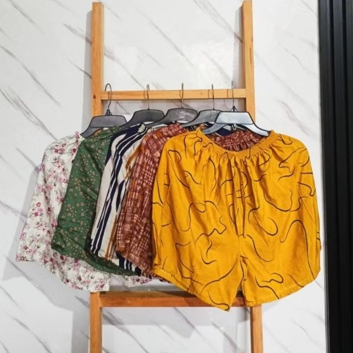 Celana kolor rayon /celana pendek wanita
