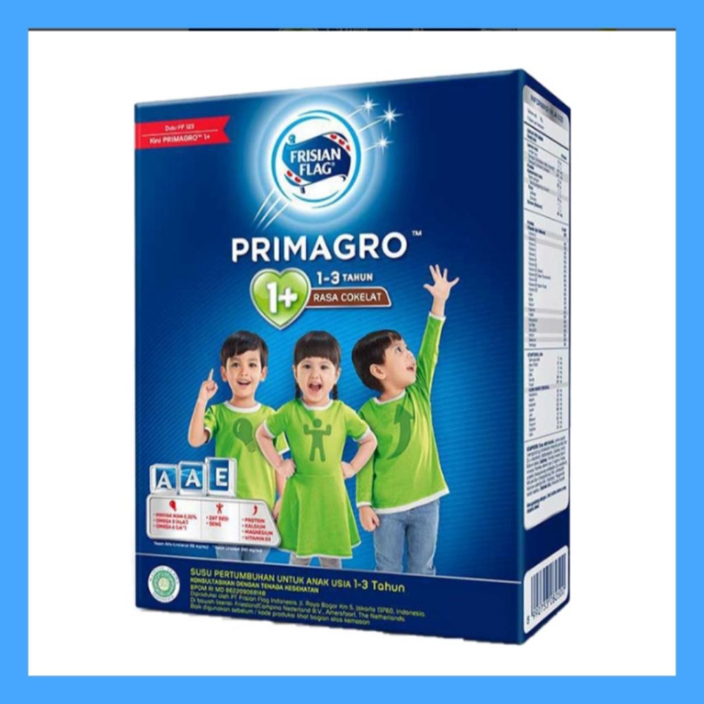 

Frisian Flag Primagro 1+ Susu Anak 1-3 Tahun Cokelat 360 g