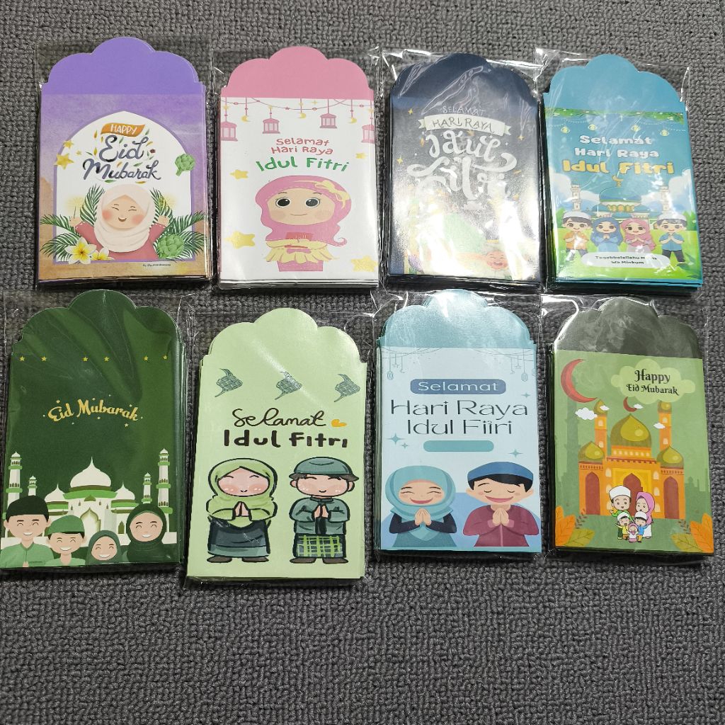 

Amplop lebaran estetik 7X11cm