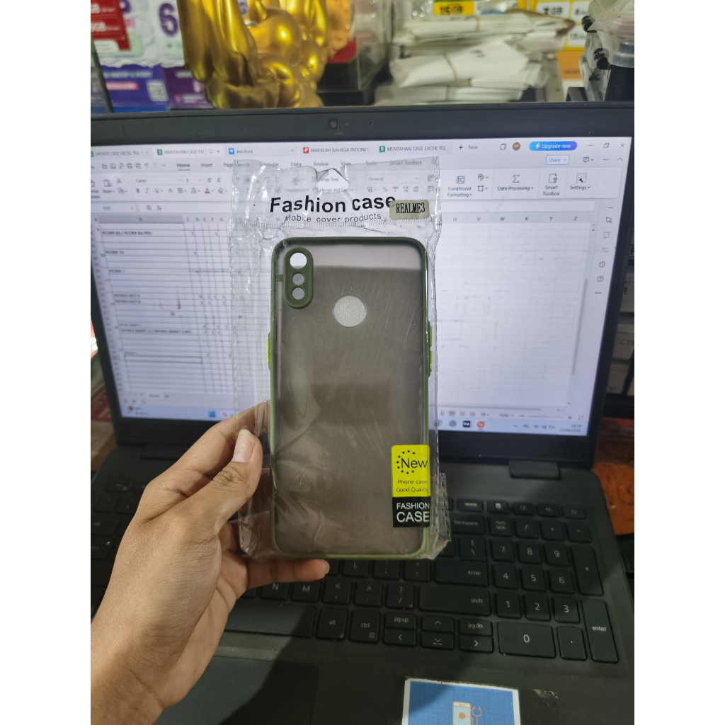 REALME 3 Case Dove Matte Transparan Fuze Macaron My choice AERO