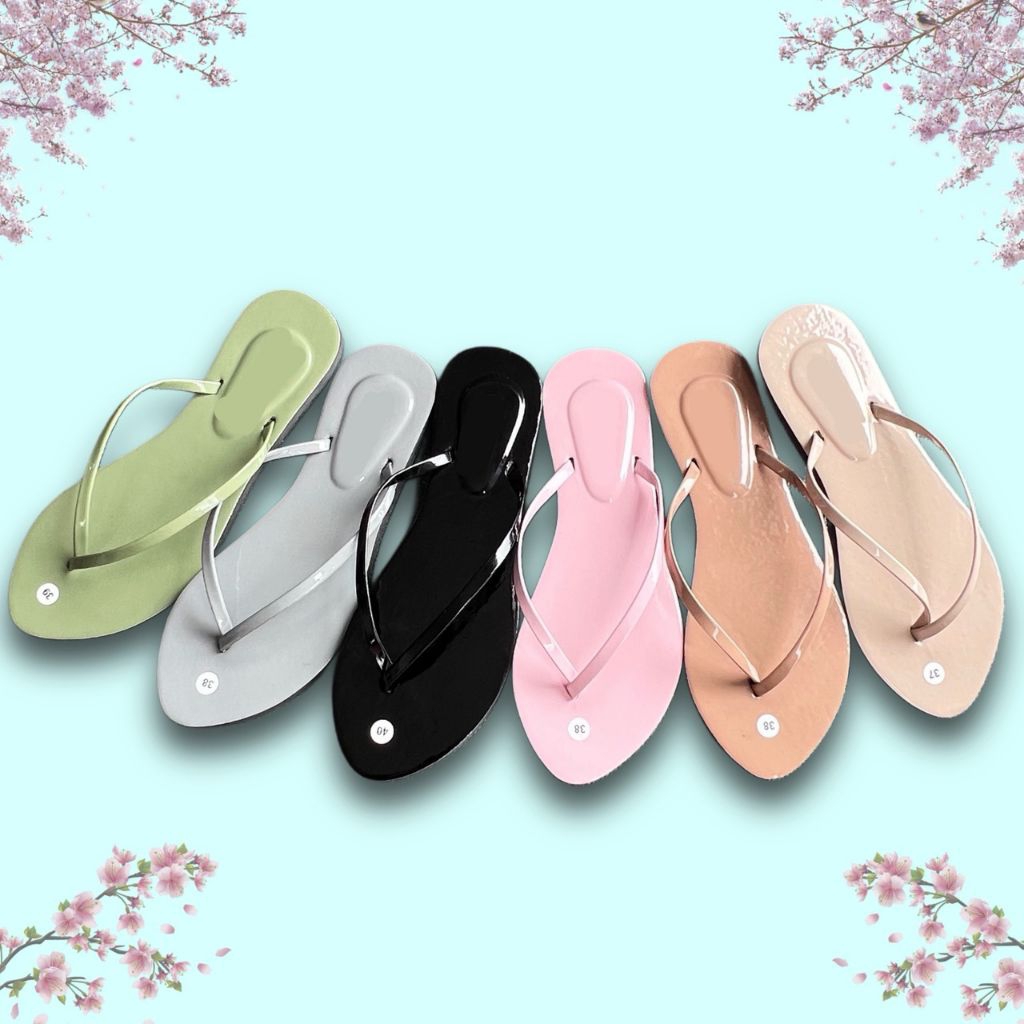 sandal jepit teplek wanita - sandal teplek wanita yang lagi kekinian - sandal teplek MODEL JEPIT SIL
