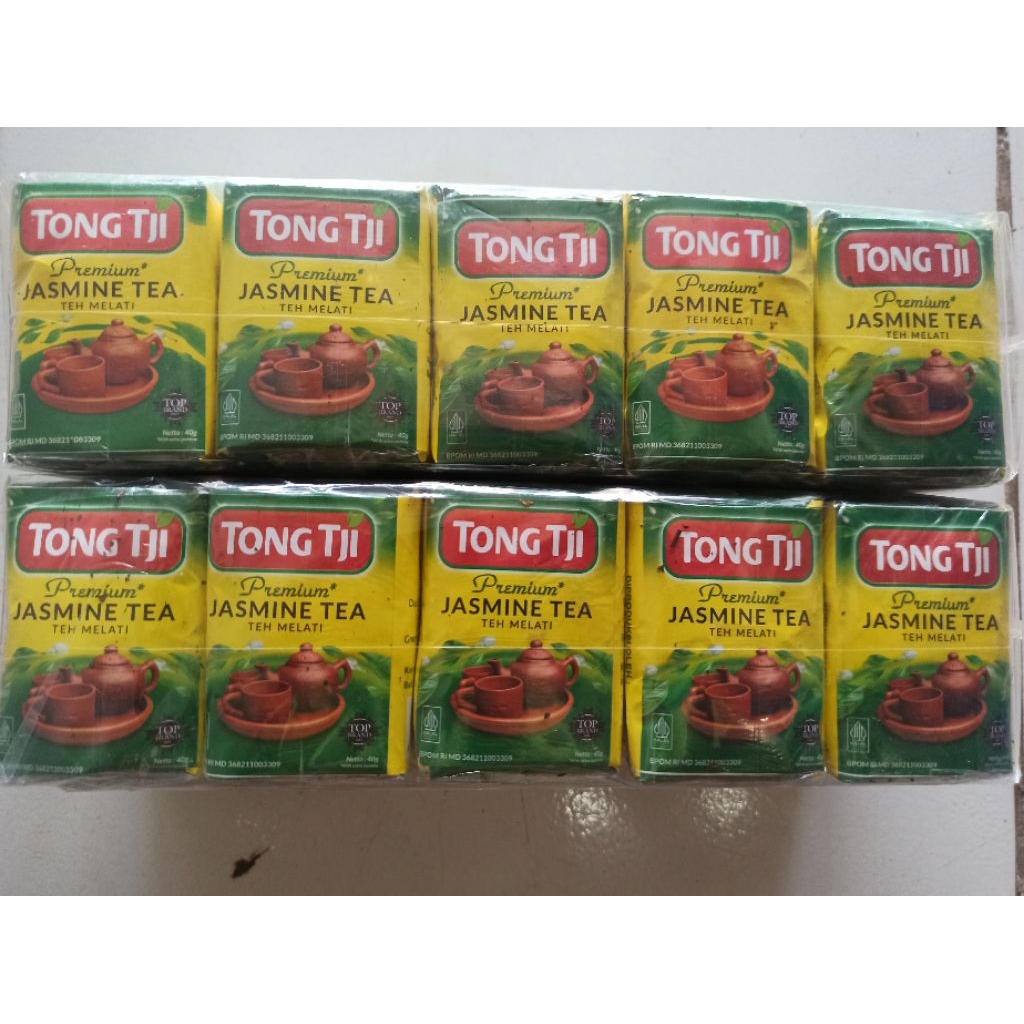 

Teh Tong Tji Premium Jasmine Tea 40 g ( 1 Slop Isi 10 Bungkus)