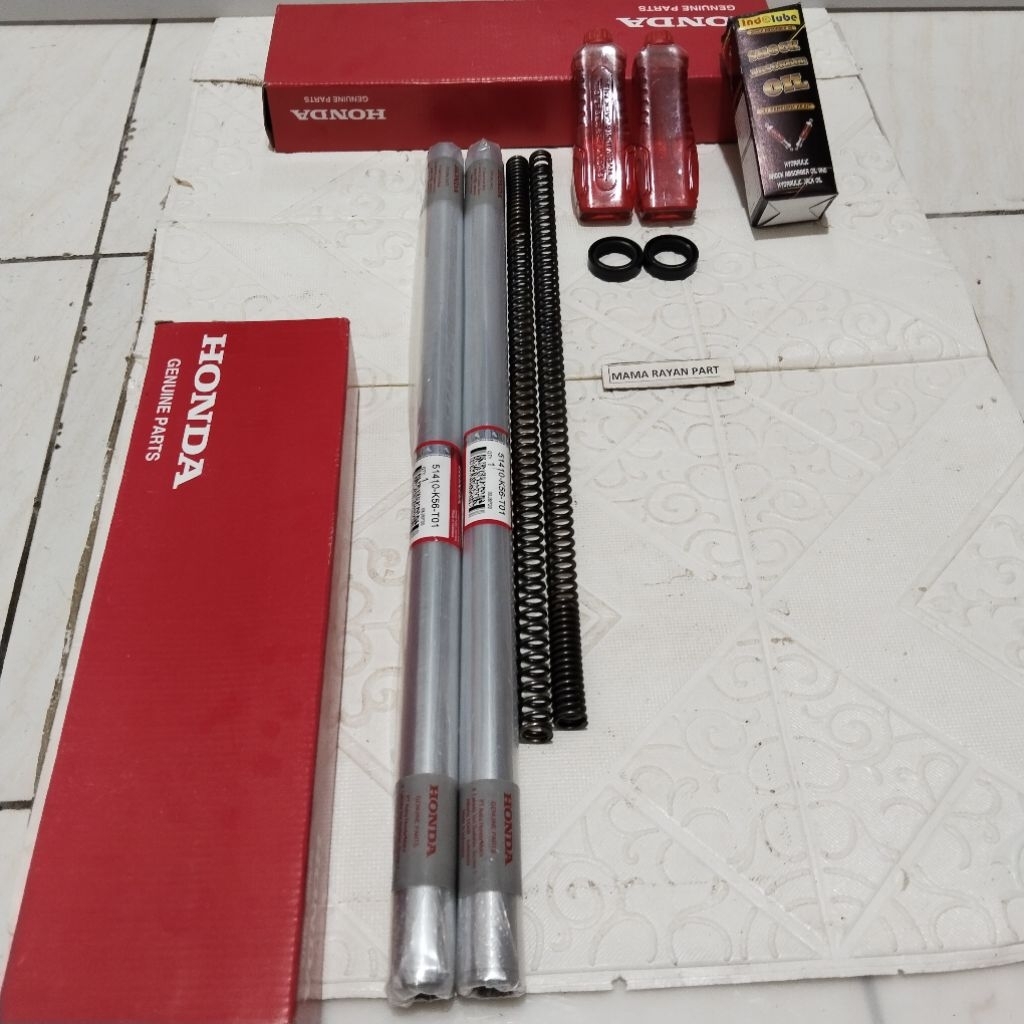 As Shock Depan Honda Sonic 150R Sonic 150 Sonic 150 Sepasang Shock+Per+Sil Oli Shock (K56)