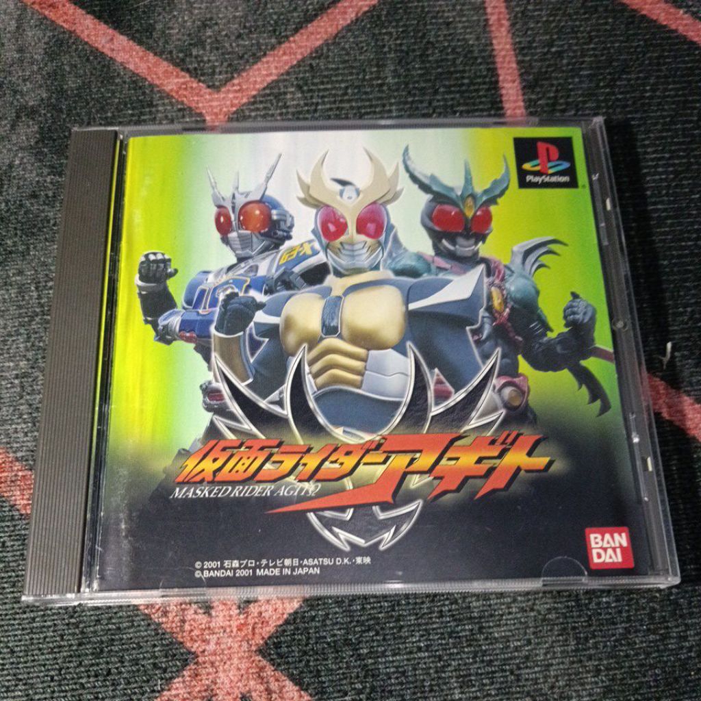 Kaset PS1 Original Kamen Rider Agito NTSC J