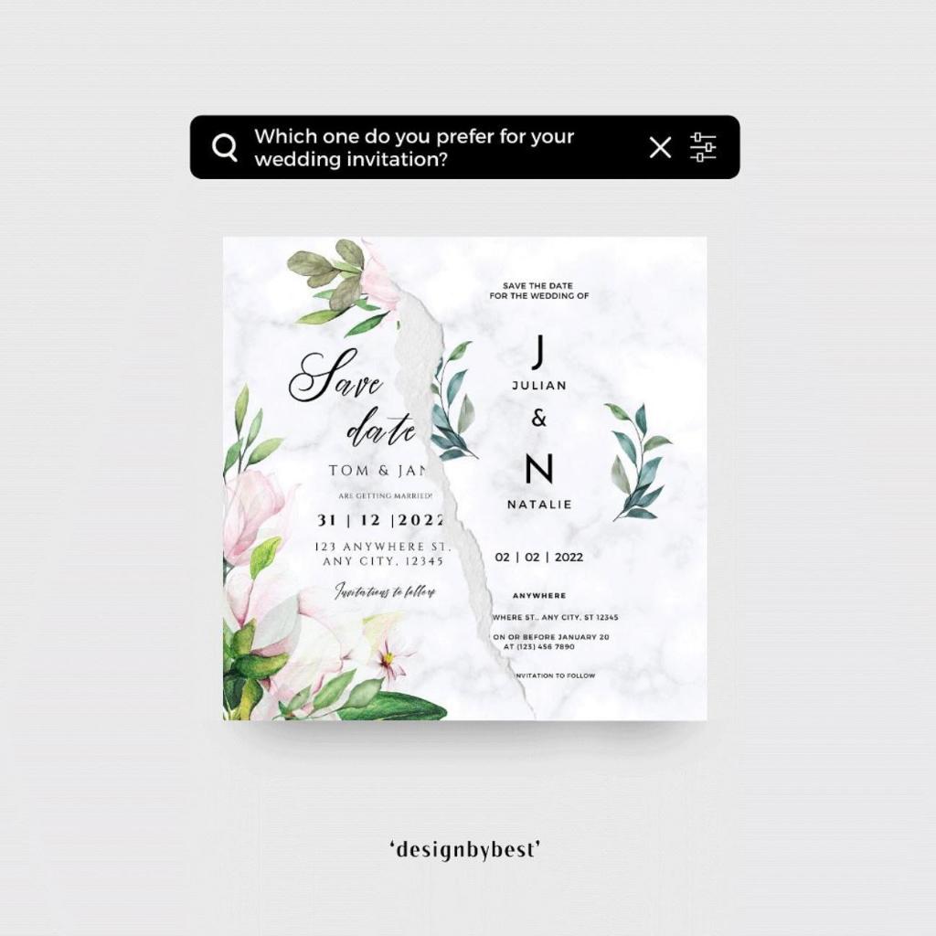 JASA DESIGN WEDDING INVITATION/ UNDANGAN NIKAH