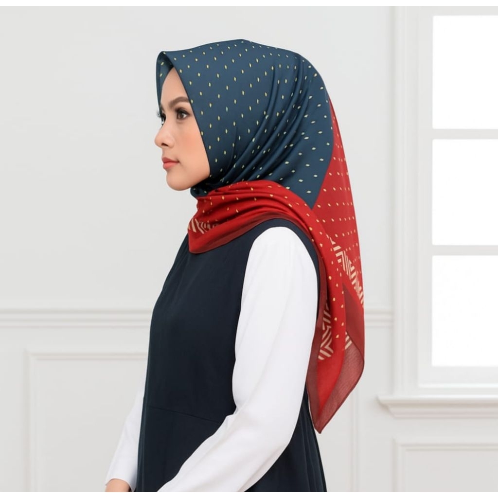 PROMO/POLKADOT/JILBAB VOAL PREMIUM/GROSIR HIJAB /HIJAB SEGI EMPAT/VOAL MOTIF PREMIUM/DEENAY KW