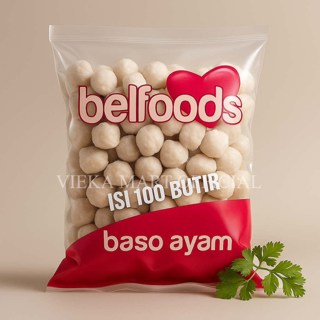 

Belfoods Bakso ayam krikil mini isi 100