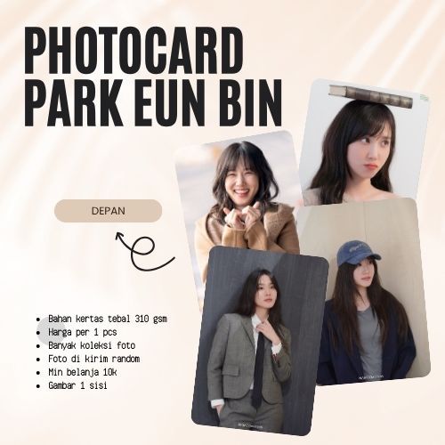 [1PCS] PHOTOCARD PARK EUN BIN | PHOTOCARD KPOP | PHOTOCARD DRAKOR | PHOTOCARD DRACIN
