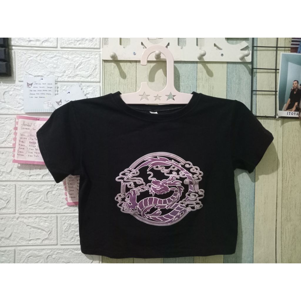 (PRELOVED) CROP TOP DRAGON