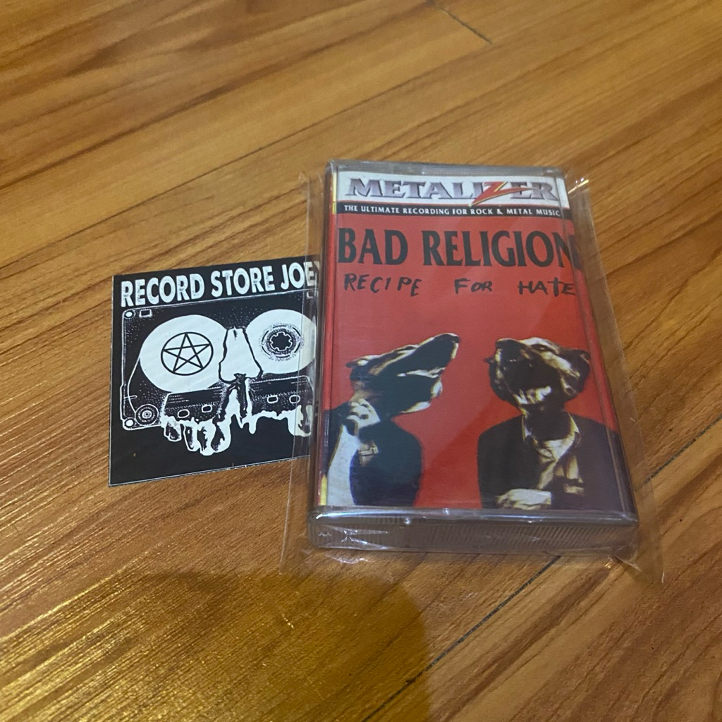 kaset bad religion - recipe for hate