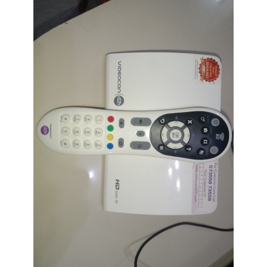Videocon D2h - HD Satellite Box Receiver 6666-RF