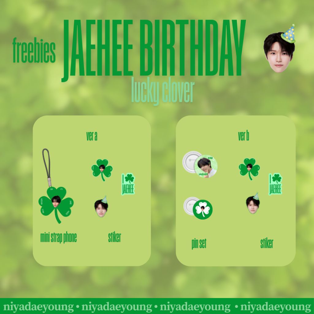 freebies bday jaehee