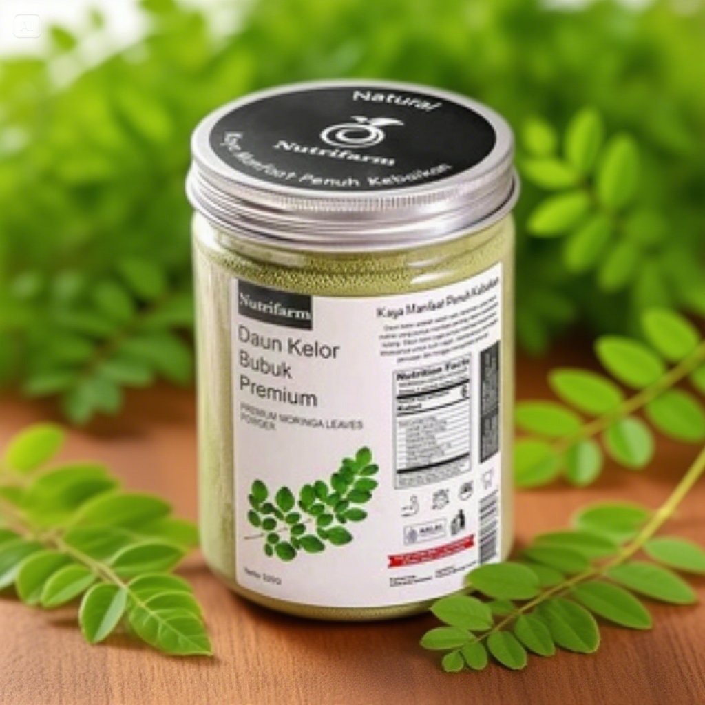 

Nutrifarm Daun Kelor Bubuk Premium Moringa Powder Tinggi Antioksidan & Vitamin
