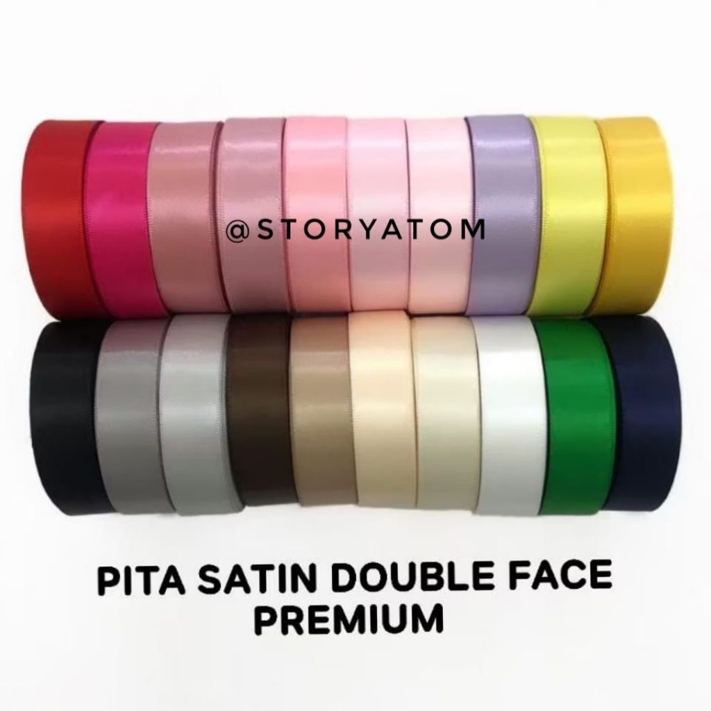 

PER 1 YARD (90CM) - PITA DOUBLE SATIN IMPORT / PITA POLOS / PITA KADO / PITA HAMPERS/ DSS