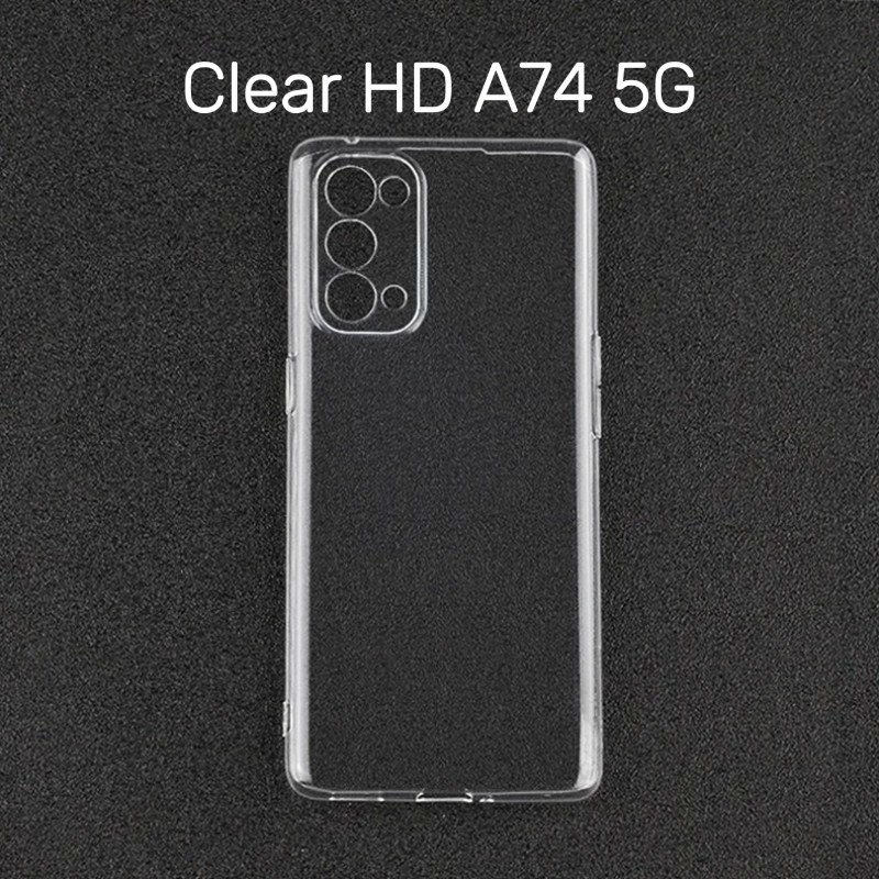 Case Oppo A74 5G Softcase CLEAR HD CAMERA PROTECTION Casing Case Hp Oppo A74 5G