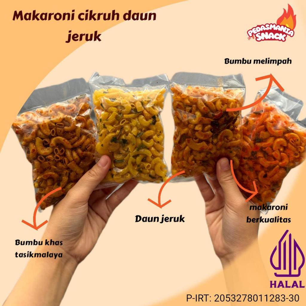 

PAKET HEMAT MAKARONI CIKRUH DAUN JERUK ISI 4 VARIAN RASA - MAKARONI CIKRUH DAUN JERUK KEMASAB MINI