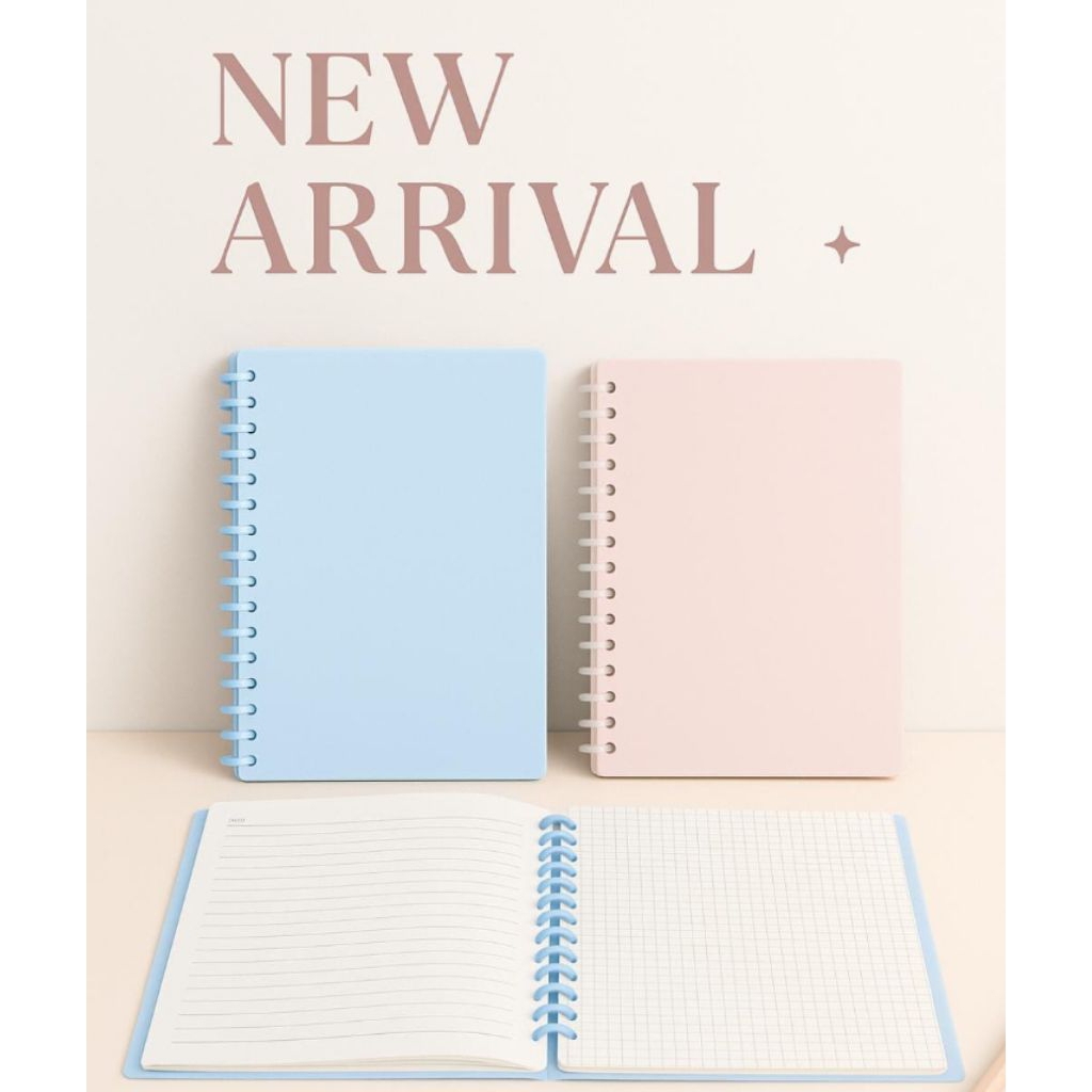 

✨ Notebook Pastel Chic – Ukuran A5 ✨