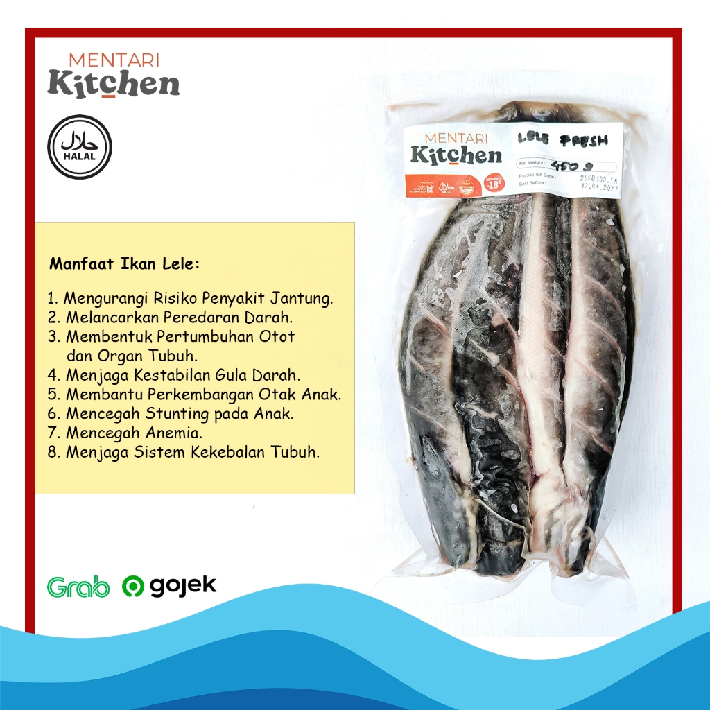 

MENTARI KITCHEN IKAN LELE UTUH FRESH FROZEN VACUM FOOD GRADE