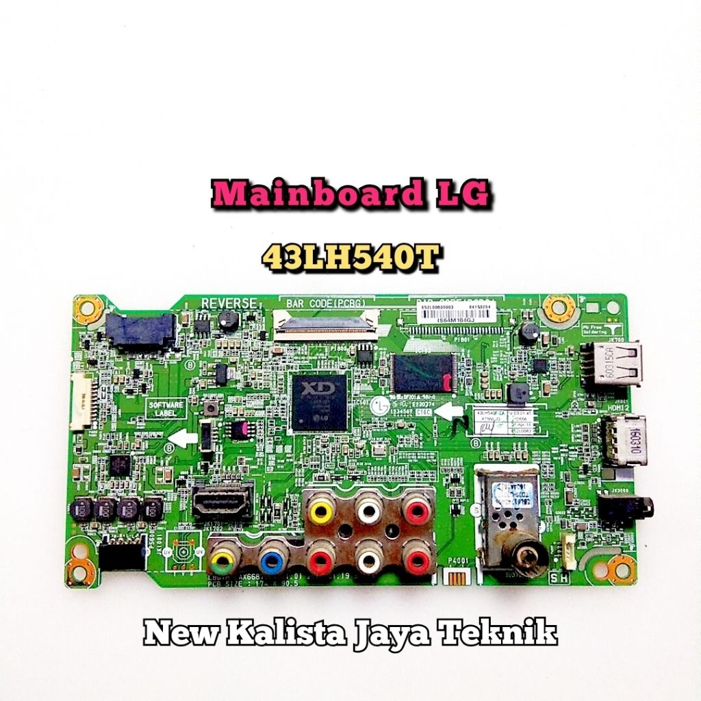 MAINBOARD TV LG 43LH540T ORIGINAL MB LG 43LH540 MOTHERBOARD TV 43LH540T MB 43LH540 MESIN TV 43lh540t