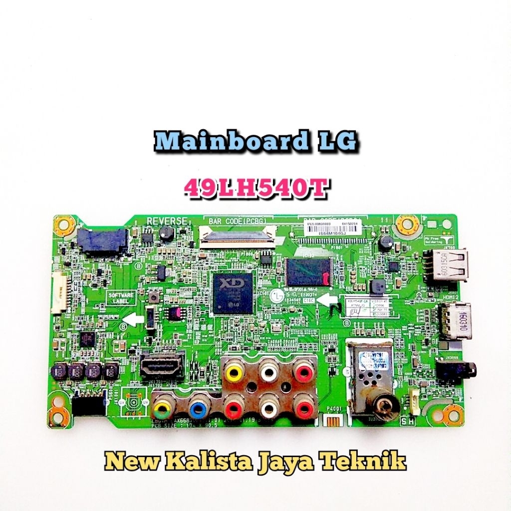 MAINBOARD TV LG 49LH540T ORIGINAL MB LG 49LH540 MOTHERBOARD TV 49LH540T MB 49LH540 MESIN TV 49lh540t