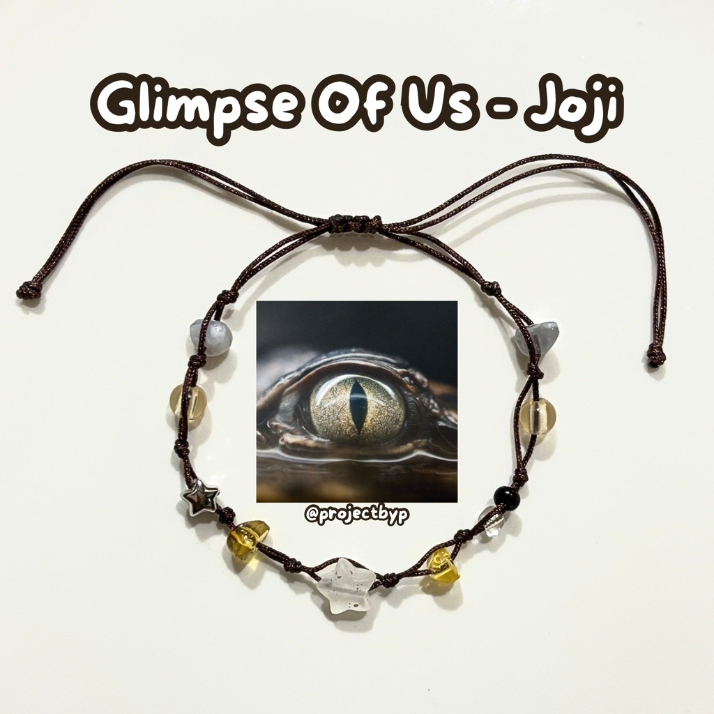 Joji Bracelet “Glimpse Of Us” / Gelang Tali Manik Album Joji