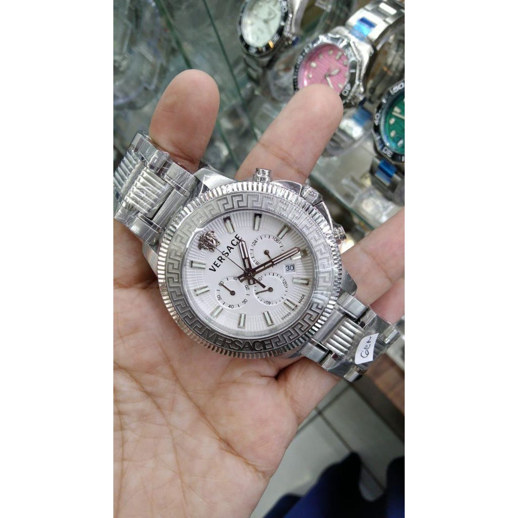 JAM TANGAN PRIA VERSACE/ACCESSORIES PRIA/CASUAL/MEWAH
