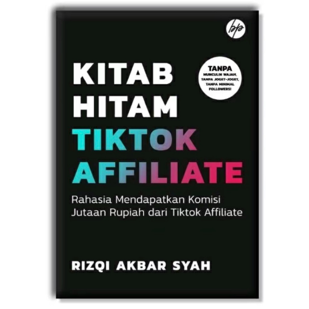 BUKU KITAB HITAM TIKTOK AFFILIATE