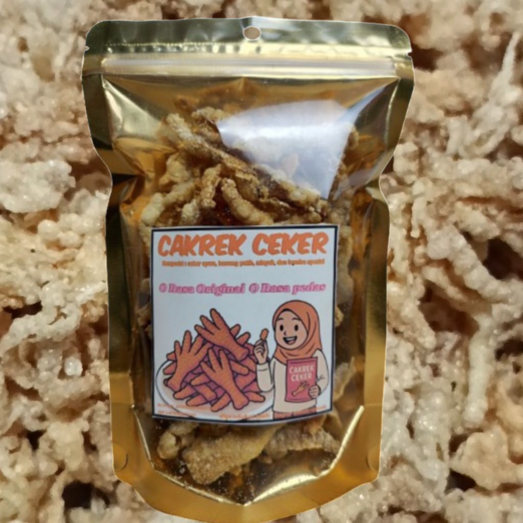 

KERIPIK CEKER AYAM PREMIUM / KRIPIK CEKER AYAM RENYAH GURIH TIDAK BAU AMIS