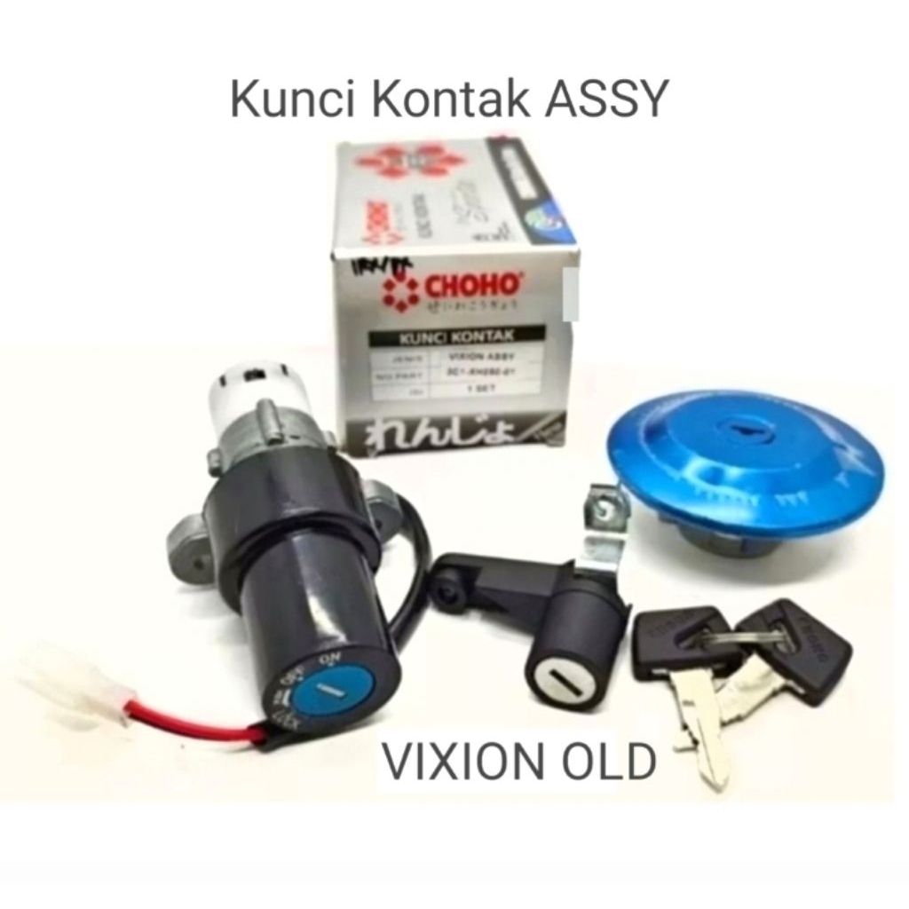 Kunci Kontak Vixion Old 3C1Komplit merk Choho
