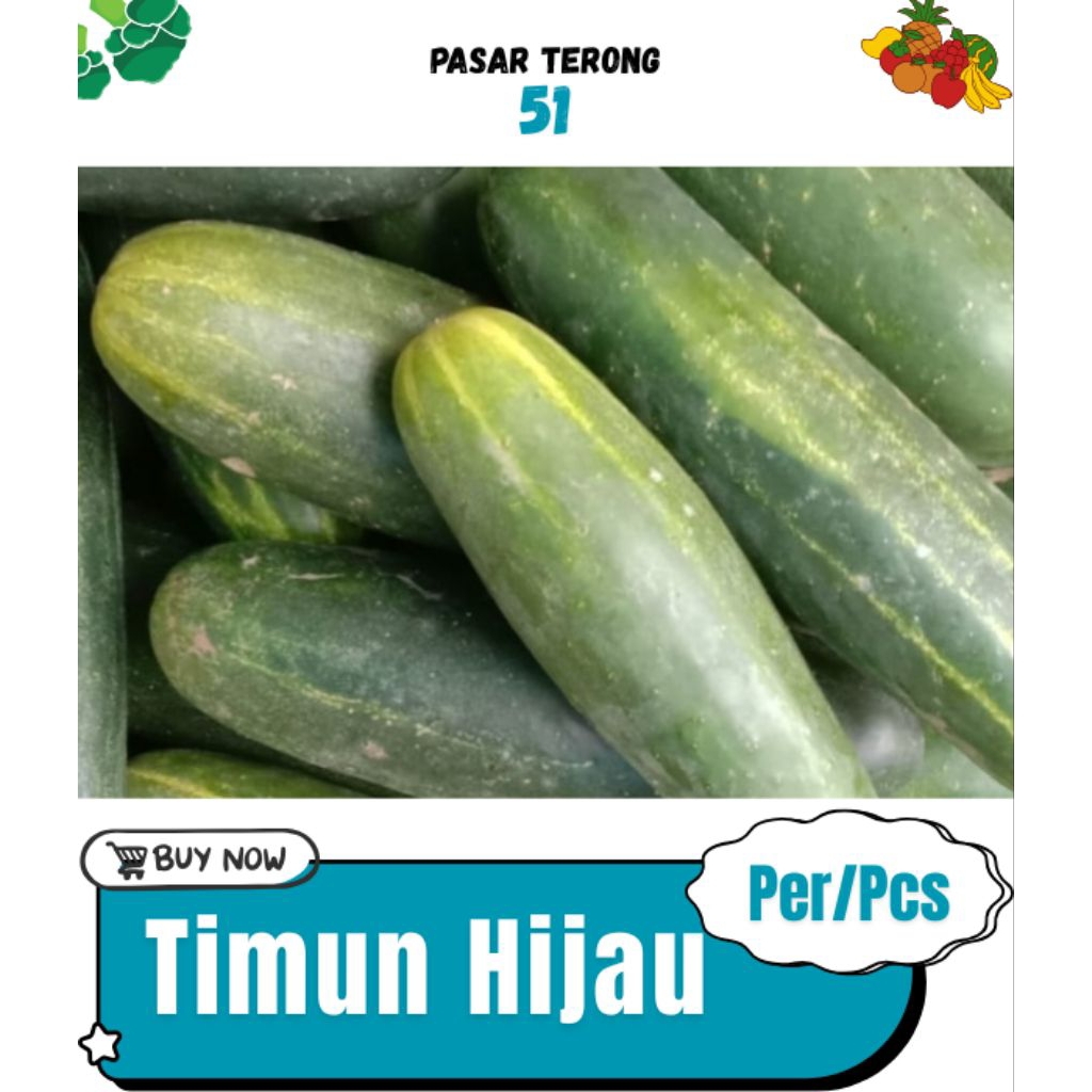 

Timun Hijau Makassar Per/1Biji