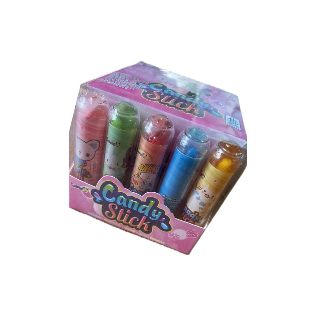 

[ISI 30 PCS] Permen Lipstik Jelly Candy Stick - Permen Mainan Make Up