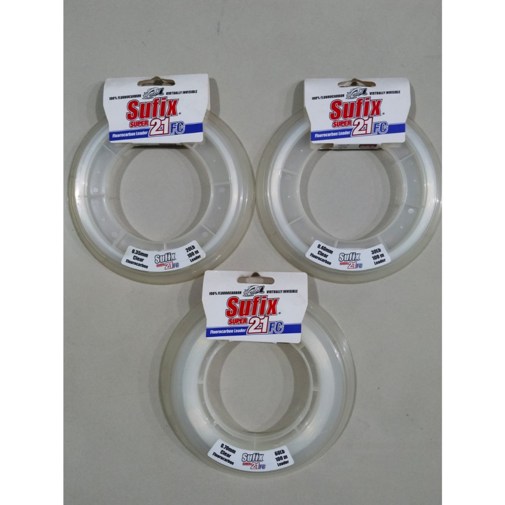 LEADER FLUOROCARBON SUFIX SUPER 21 FC 100Meter