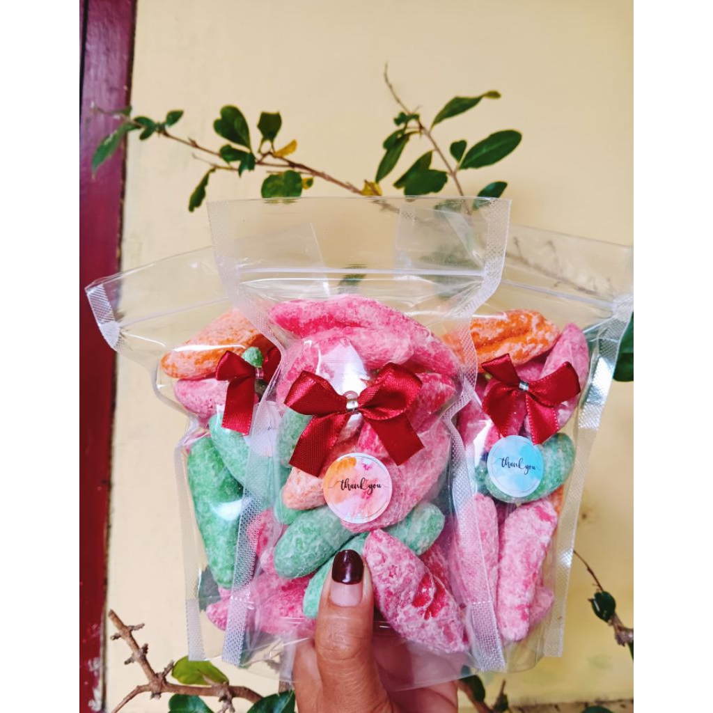 

JAJAN KUE ASUL ASUL GETAS WIDARAN/ Jajan Getas Manis / Snack Getas Manis / WidaraN / Kue Getas Asul - Asul / Songgongan / Souvenir Pernikahan