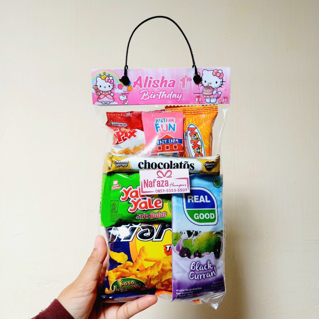 

Hampers Snack Mini 6.000 | Hampers Snack Ulang Tahun | Souvenir Snack | Hampers Lebaran | Snack Ulang Tahun | Souvenir Tasyakuran | Snack Agustusan | Hampers Snack Murah | Hampers Snack