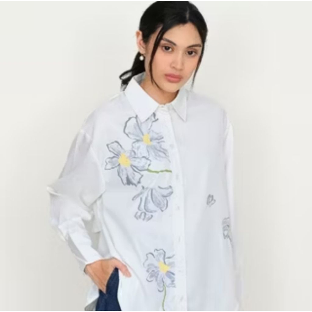 NEW HEM WANITA JUMBO PRINTED