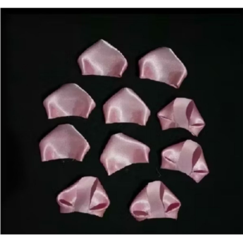 

kelopak pita satin isi 50pcs ukuran pita 4cm