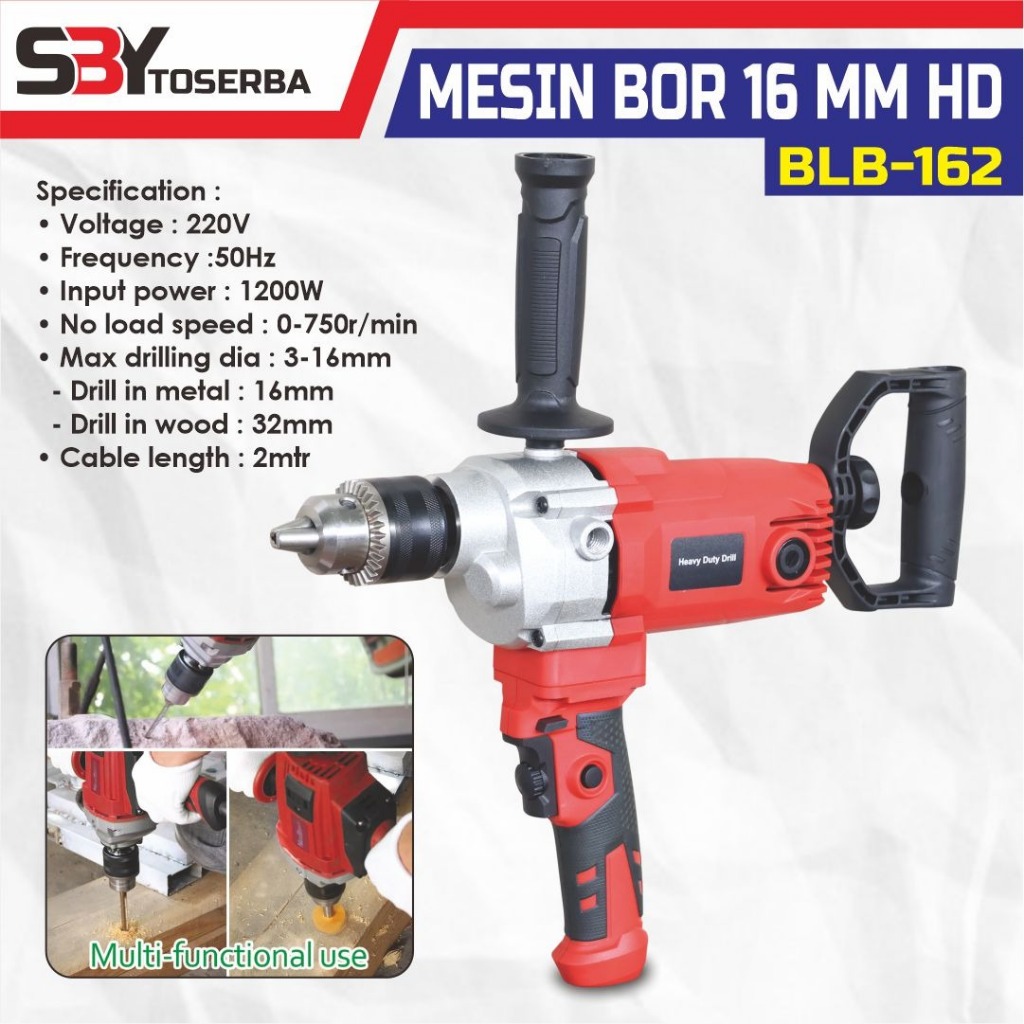 Bor Listrik 16MM BLB-162 Body Plastik ALDO