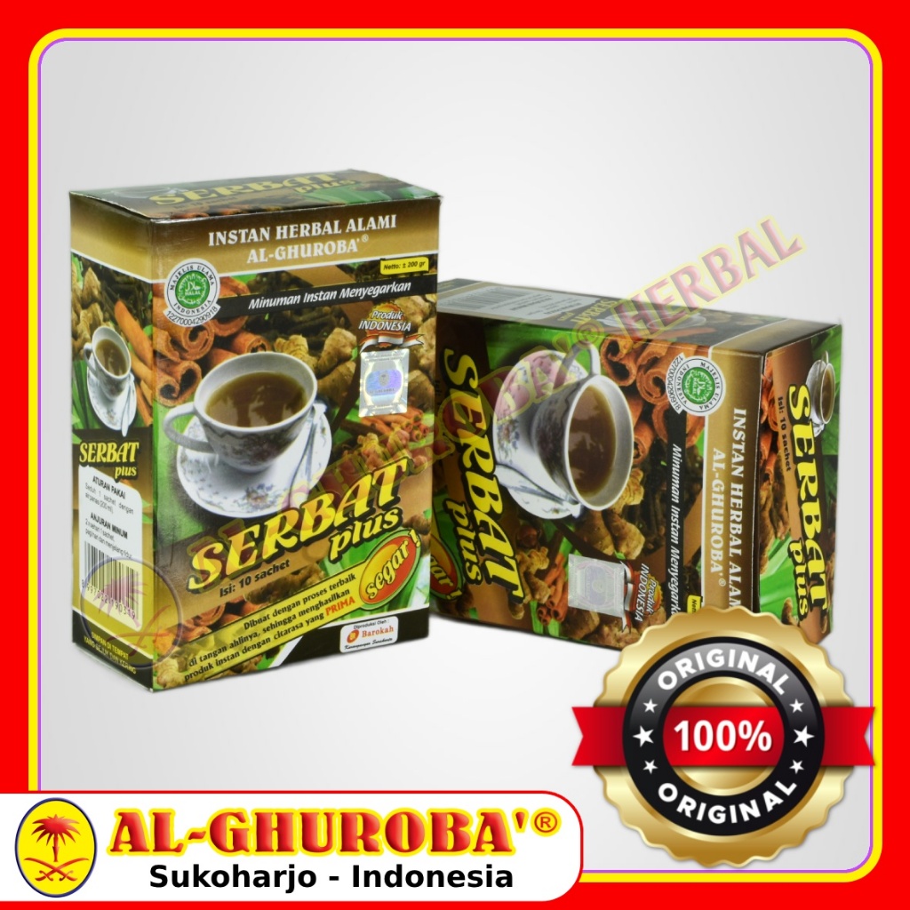 

Minuman Herbal Instan Serbat Plus Menjaga Kondisi Fisik tetap Bugar Al-Ghuroba 200gr HALAL