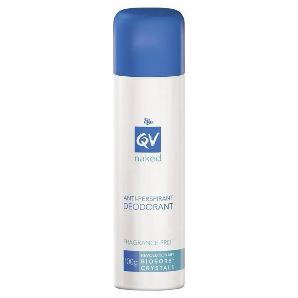 QV naked deodorant spray 100g anti perspirant