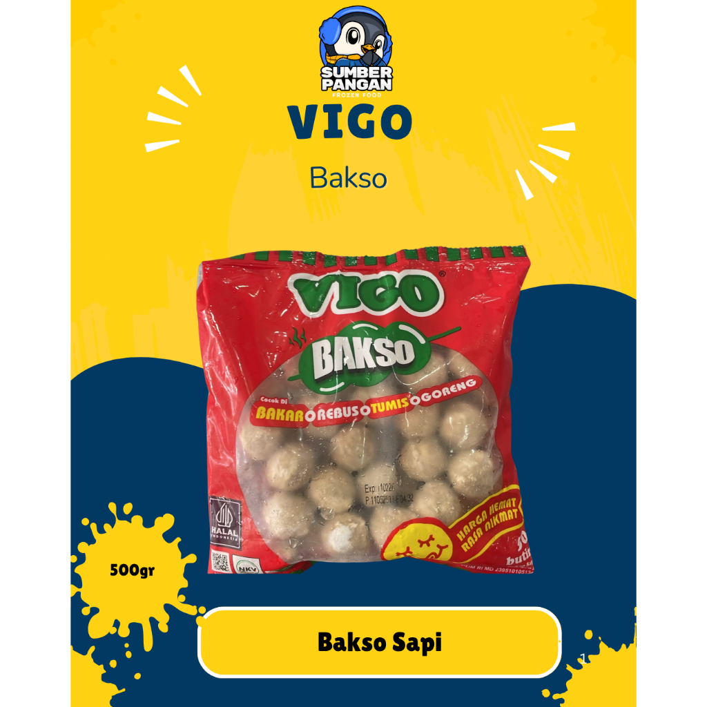 

Vigo Bakso Ayam&Sapi 500gr