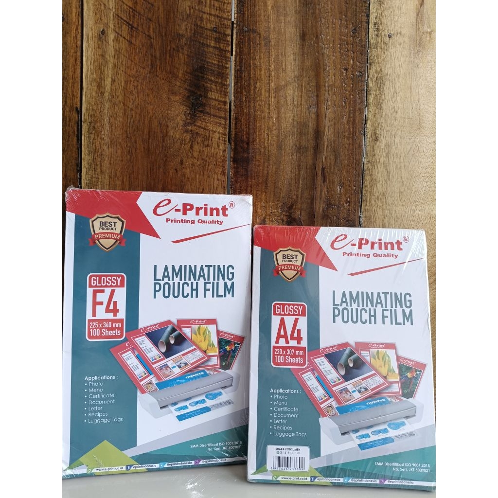 

PLASTIK LAMINATING UKURAN A4 - F4