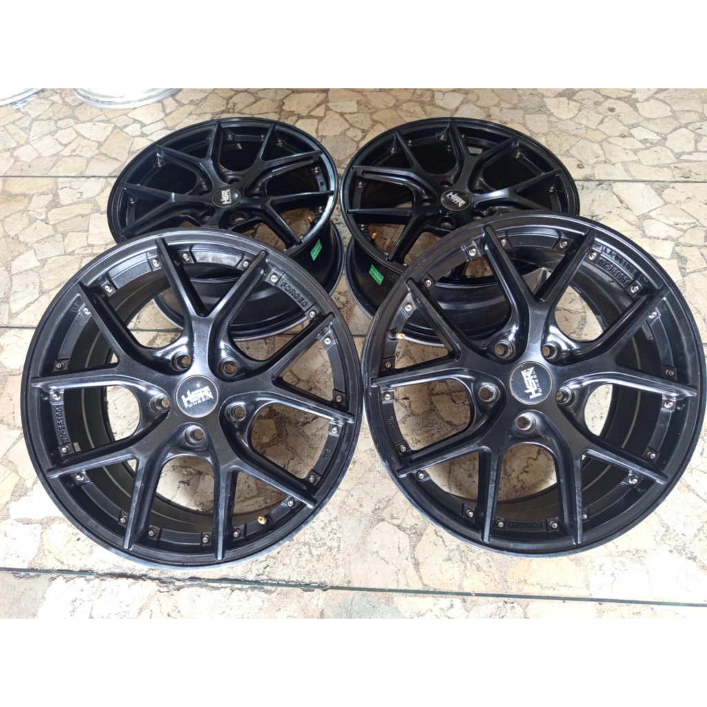 velg mobil second ring 17x7,5 baud 5x114 et45 HSR RUTO kondisi aman siap pake