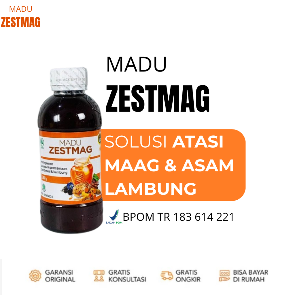 

Madu Zestmag 100% Original