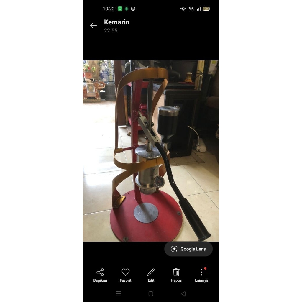 Alat pres kopi espreso manual. west tech. original