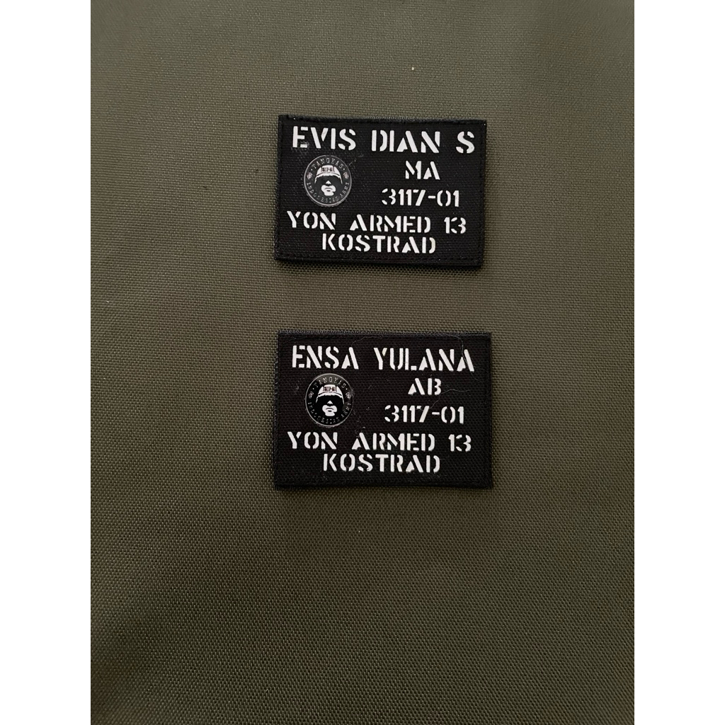 PATCH LASER TNI UNTUK TAS