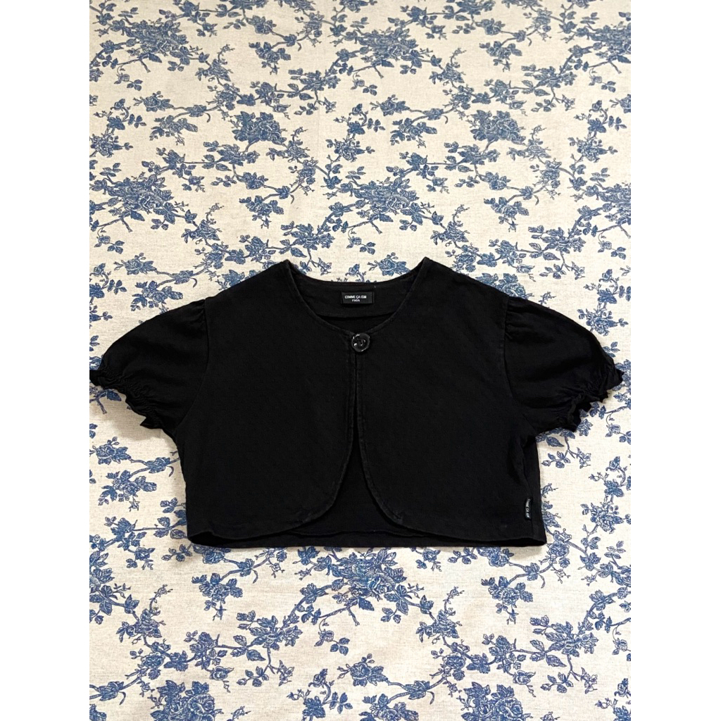 Preloved cardigan crop | shoujo | vintage | fairy | mori kei (wajib baca deskripsi)