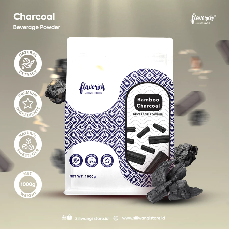 

FLAVORICH - Bubuk Minuman Charcoal Powder