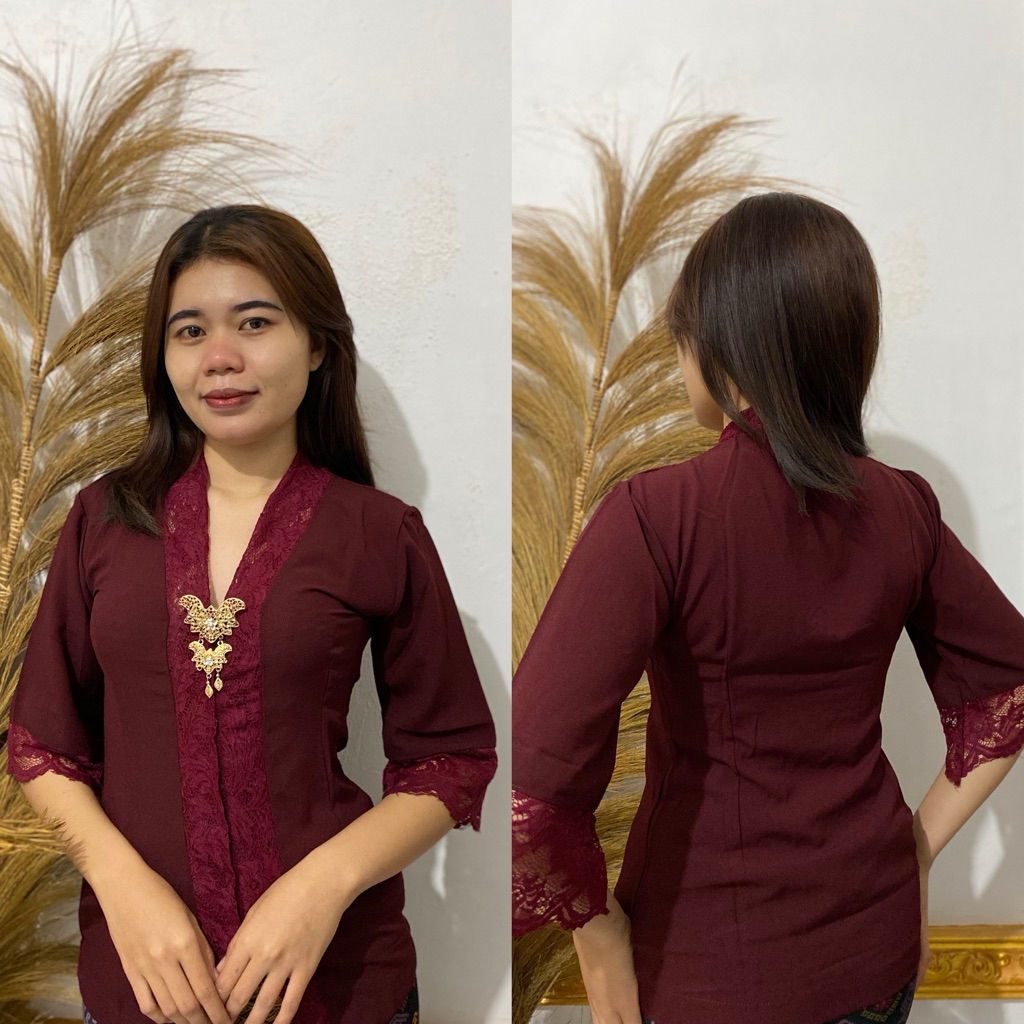 [C] Kebaya Bali Model Kartini//Kebaya Airflow // Kebaya Modif Bali Size M-XXL