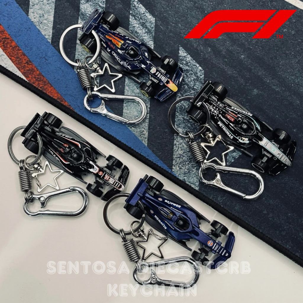Gantungan Kunci Hotwheels Formula 1 Skala 1:64 Diecast